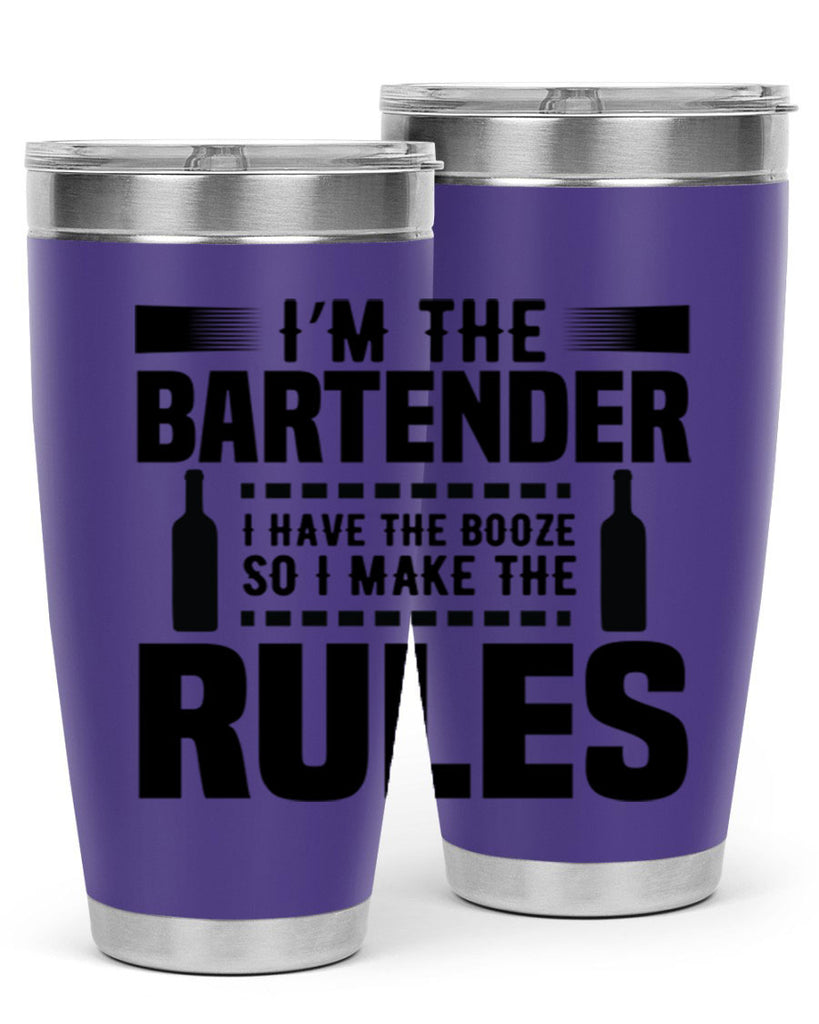 I am the Bartender Style 2#- bartender- tumbler