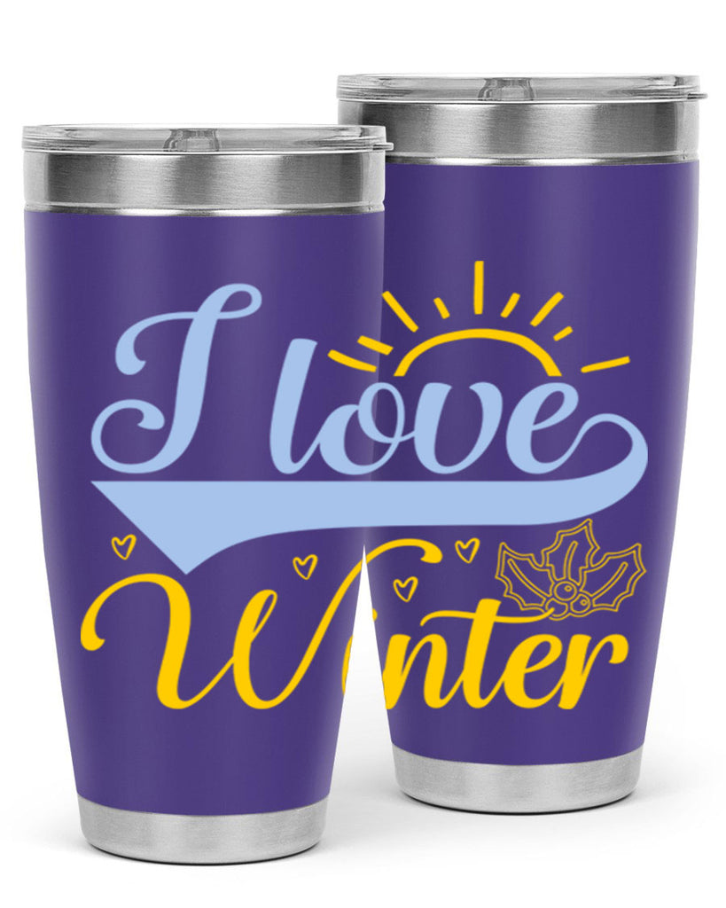 I love winter228#- winter- Tumbler