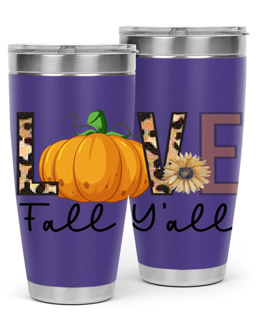Love FALL YAll 410#- fall- Tumbler