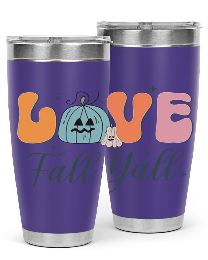 Love Fall Yall 413#- fall- Tumbler