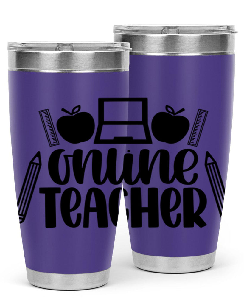 Online Teacher Style 61#- teacher- tumbler