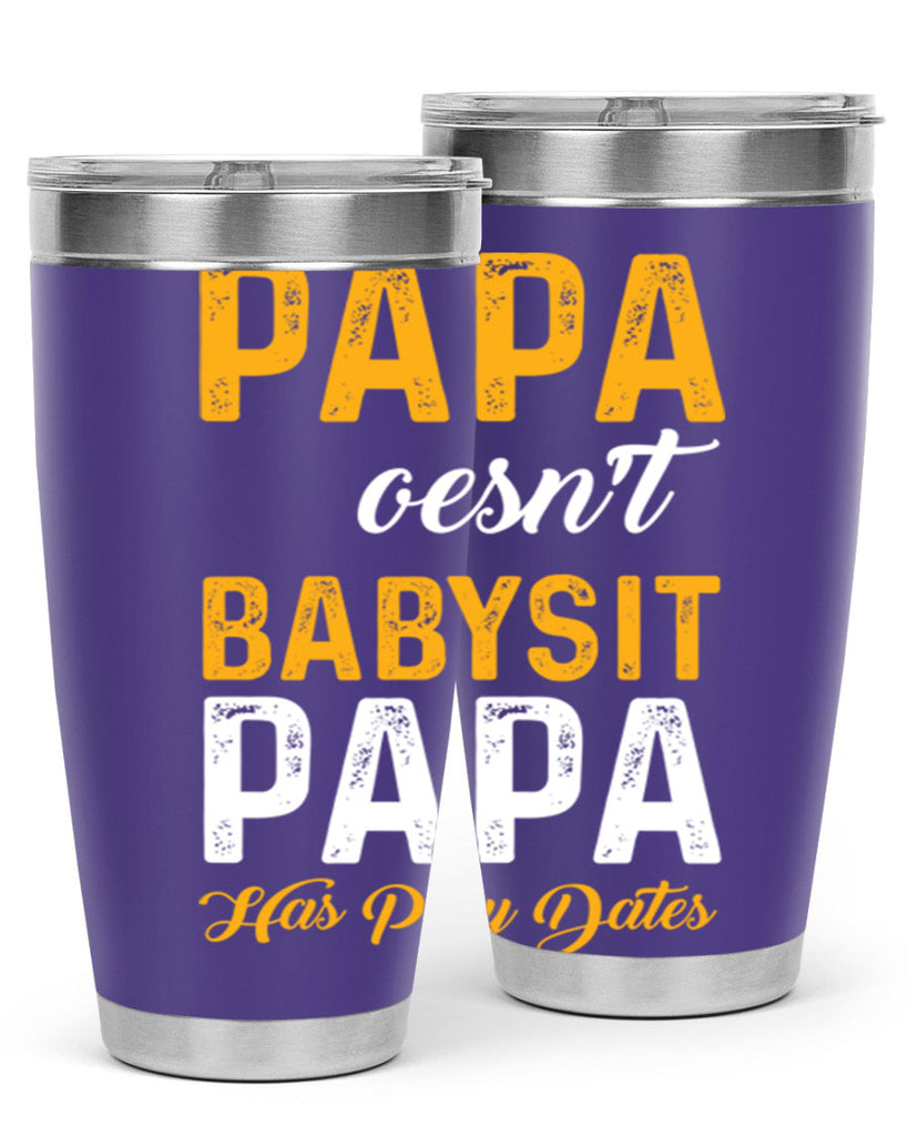 Papa 124#- grandpa - papa- Tumbler