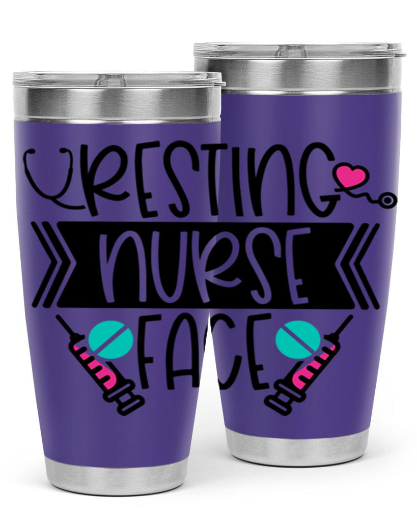 Resting Nurse Face Style Style 58#- nurse- tumbler