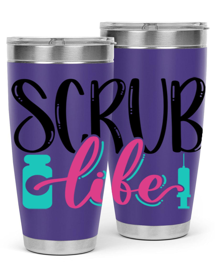 Scrub Life Style Style 46#- nurse- tumbler