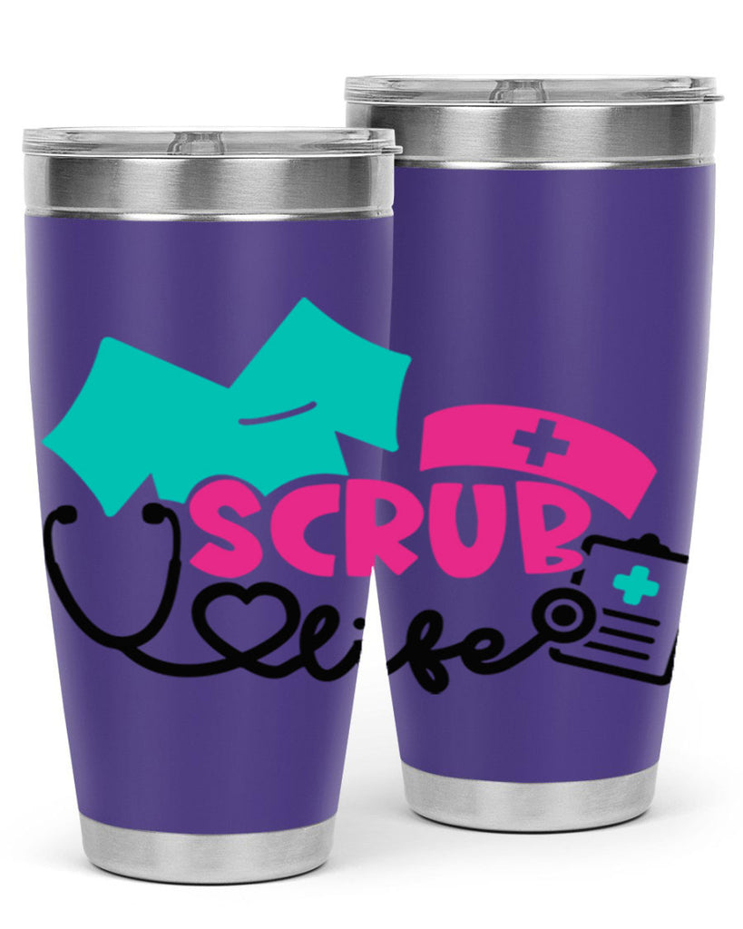 Scrub Life Style Style 47#- nurse- tumbler