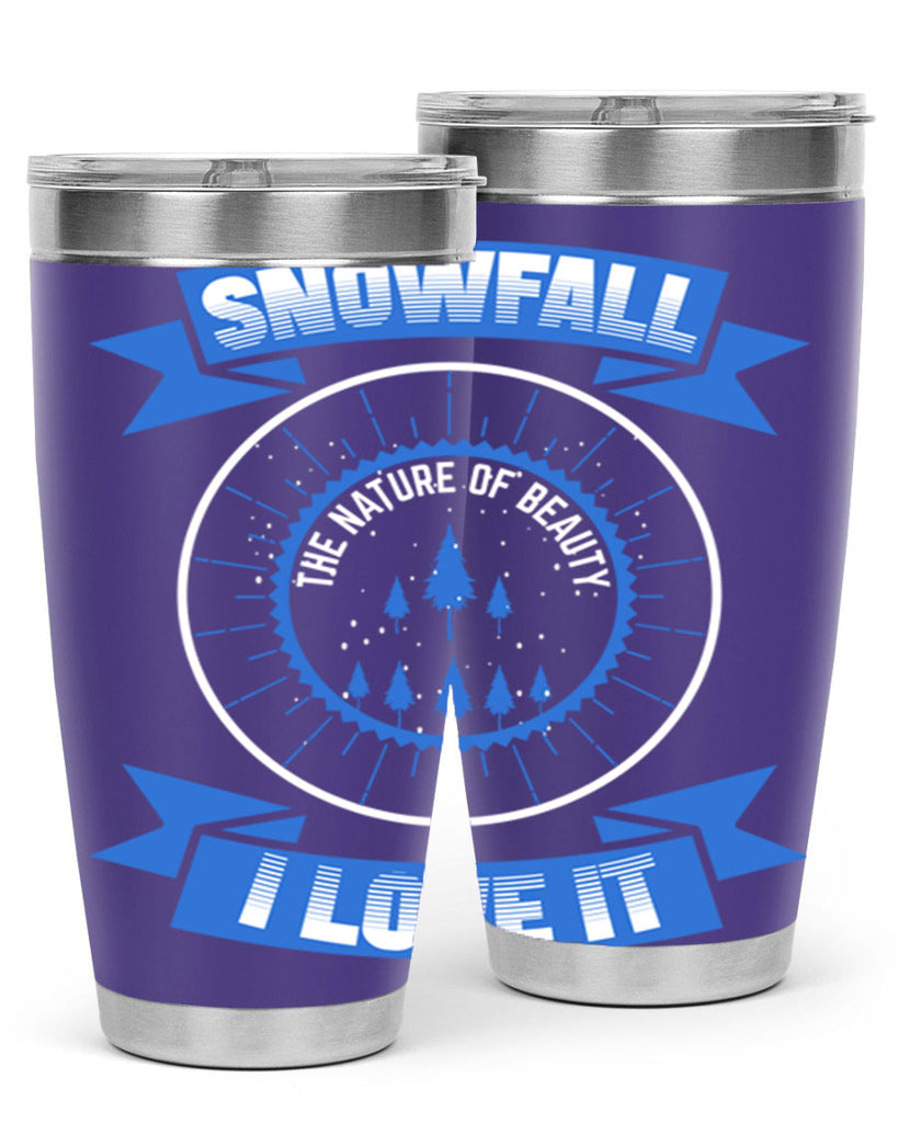 Snowfall Winter 373#- winter- Tumbler