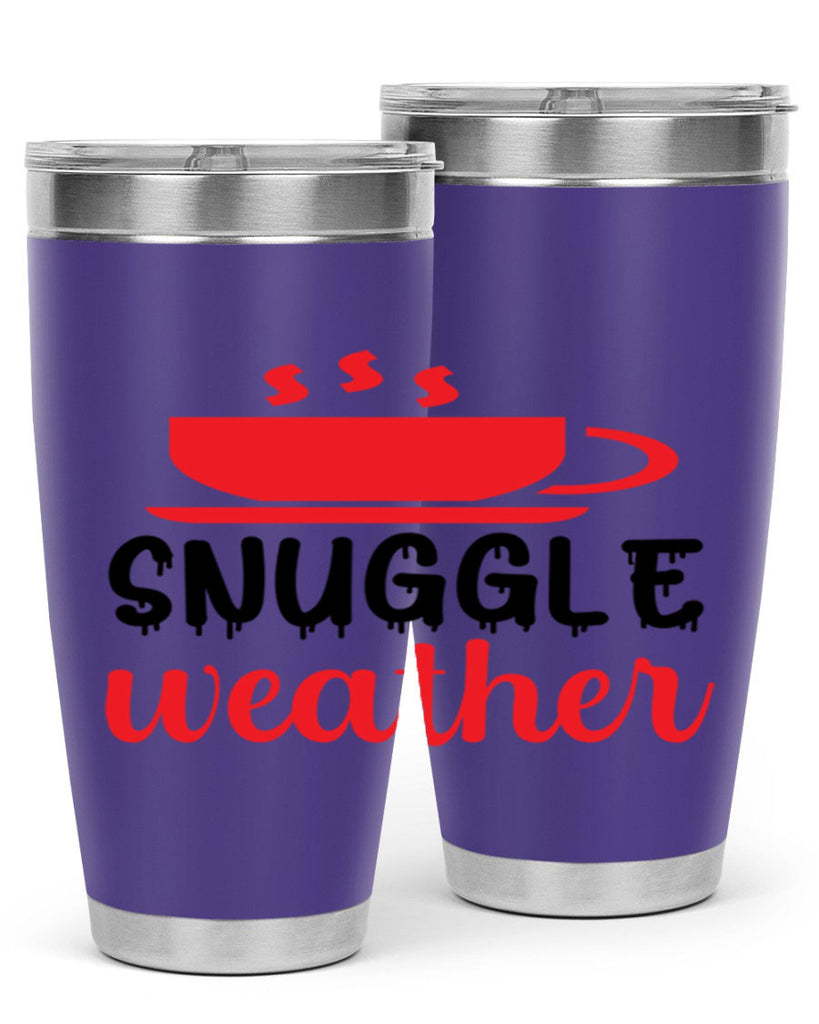 Snuggle weather 386#- winter- Tumbler