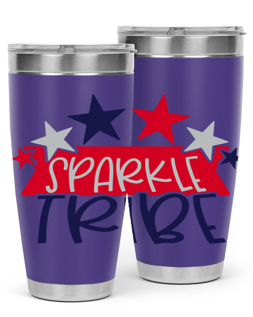 Sparkle Tribe Style 172#- Fourt Of July- Tumbler