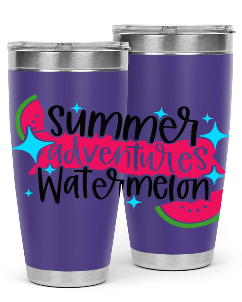 Summer Adventures Watermelon Style 23#- summer- Tumbler