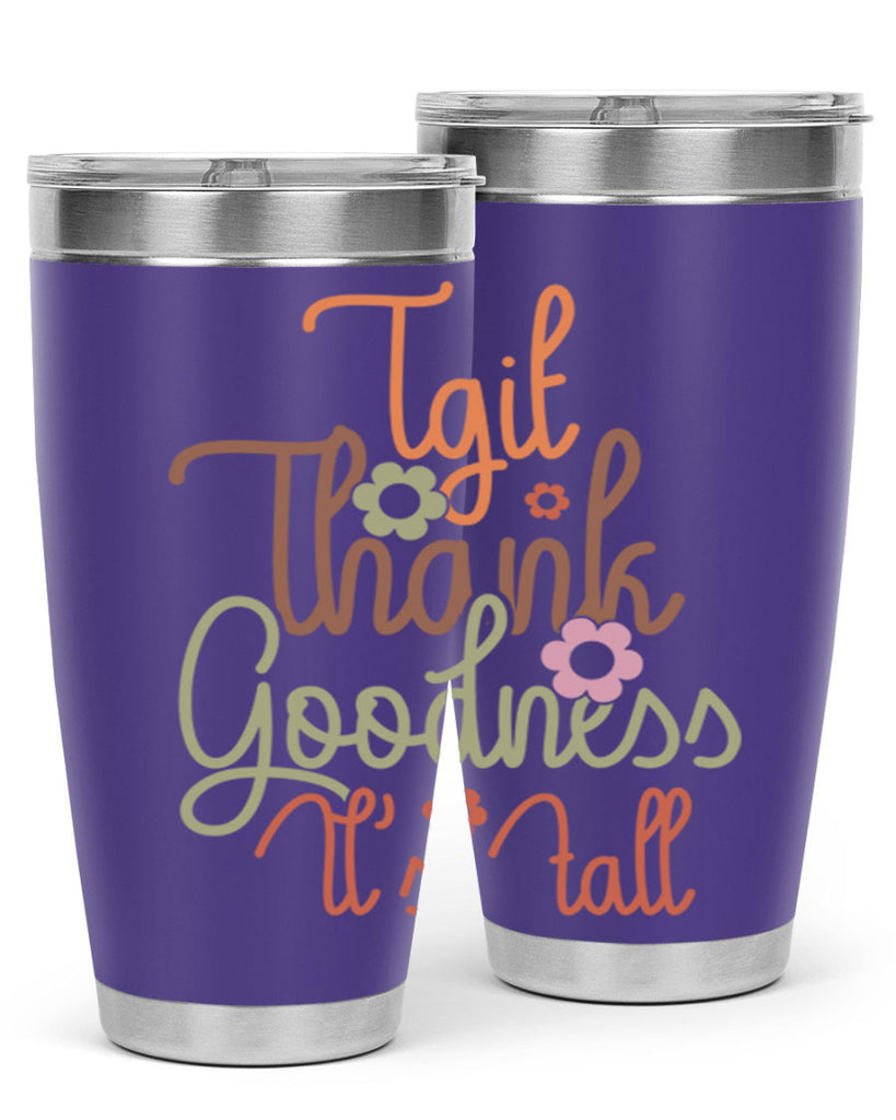 Tgif Thank Goodness Its Fall 596#- fall- Tumbler