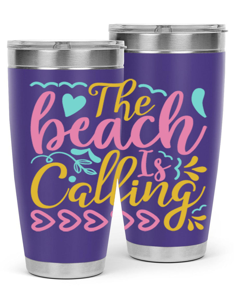 The beach is calling Style 1#- summer- Tumbler