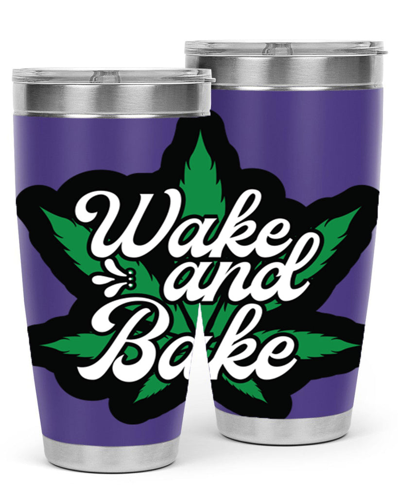 Wake and bake 273#- marijuana- Tumbler