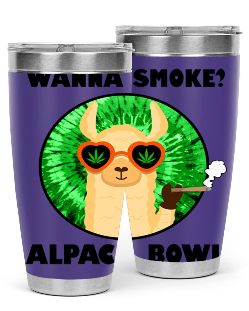 Wanna Smoke Alpaca Bowl 276#- marijuana- Tumbler
