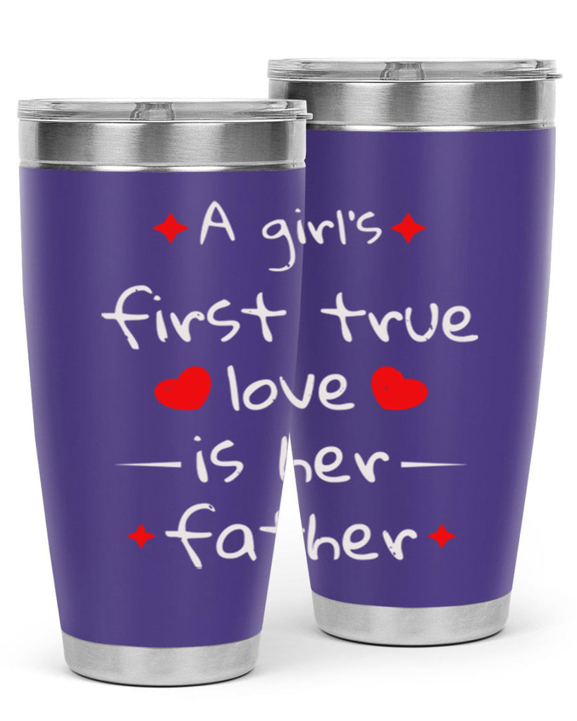 a girl’s first true 116#- fathers day- Tumbler