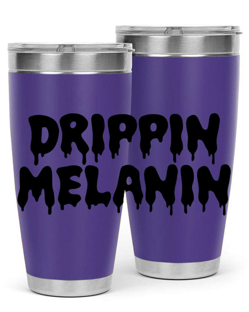 drippinmelanin  160#- black words phrases- Cotton Tank
