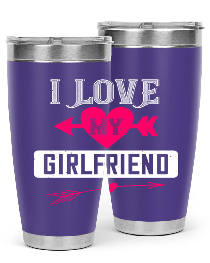 i love my girlfriend 54#- valentines day- Tumbler