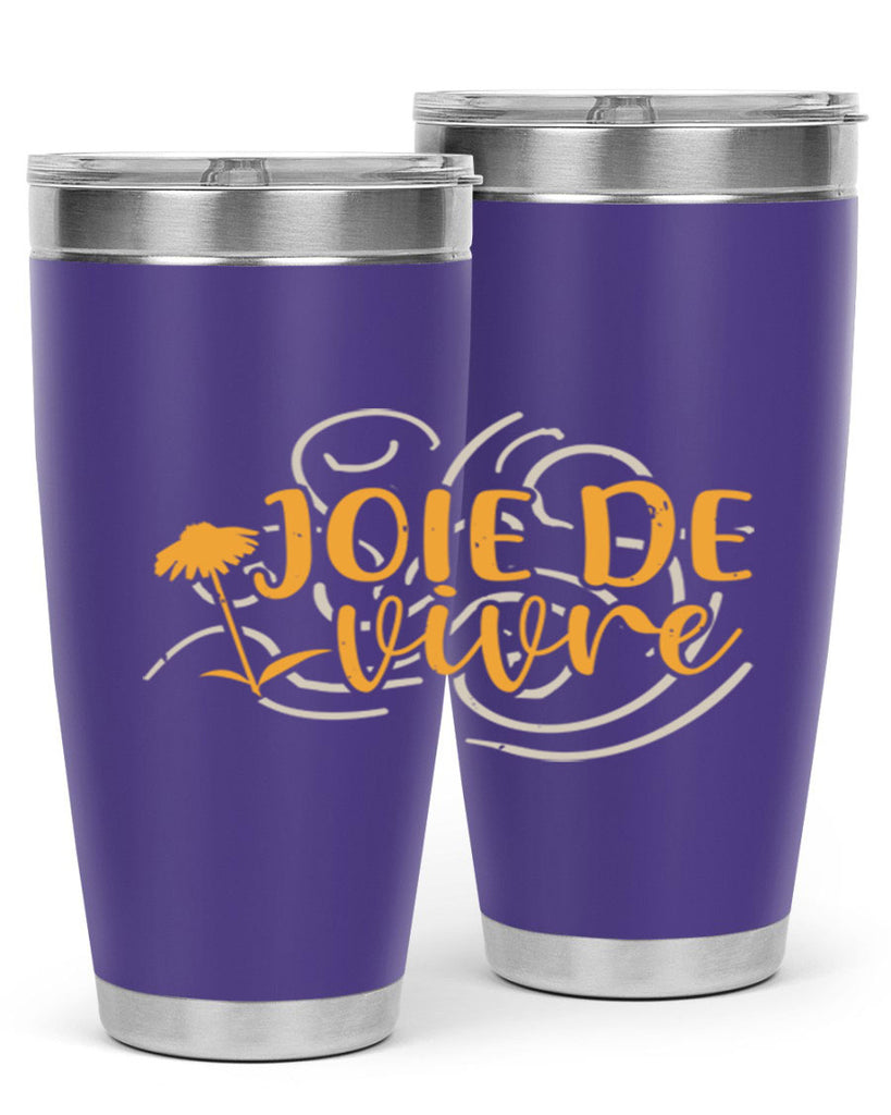 joie de vivre 57#- mardi gras- Tumbler
