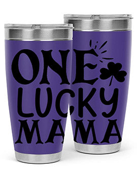 one lucky mama Style 34#- autism- Tumbler