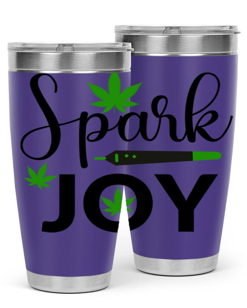 spark joy 250#- marijuana- Tumbler