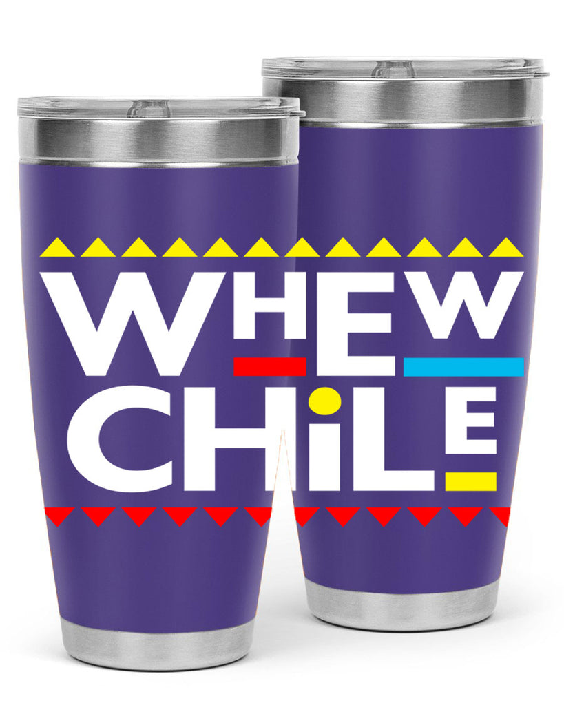 whew chile 11#- black words phrases- Cotton Tank