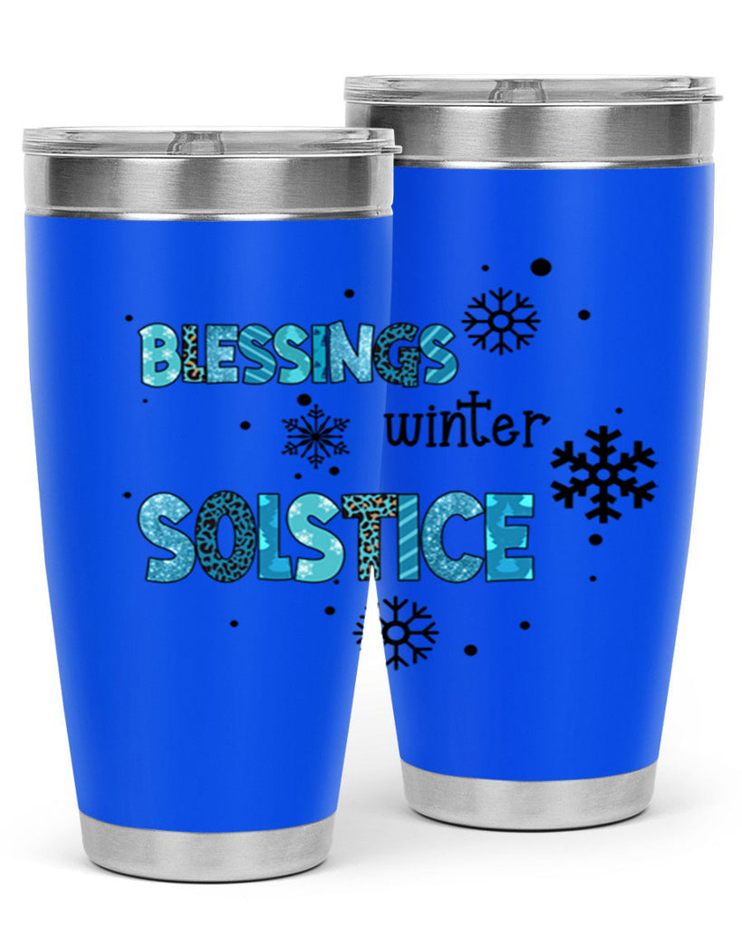 Blessings winter solstice 25#- winter- Tumbler
