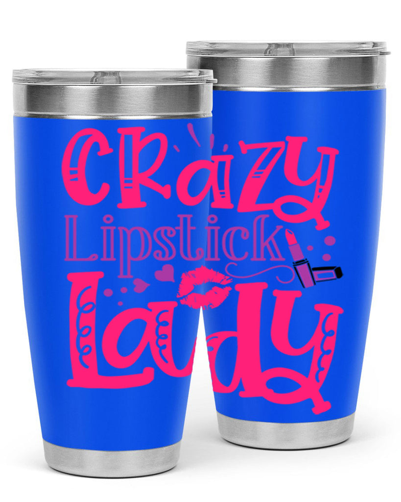 Crazy Lipstick Lady Style 241#- make up- Tumbler
