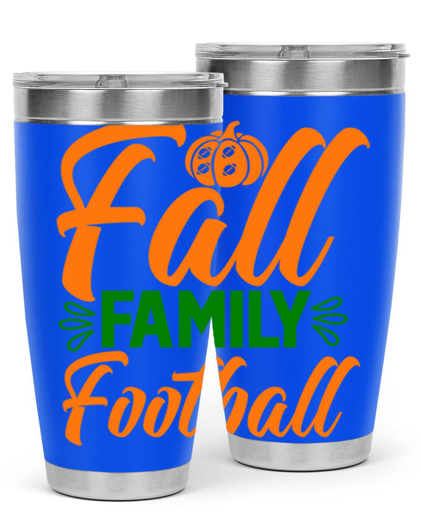 Fall Family Football 98#- fall- Tumbler