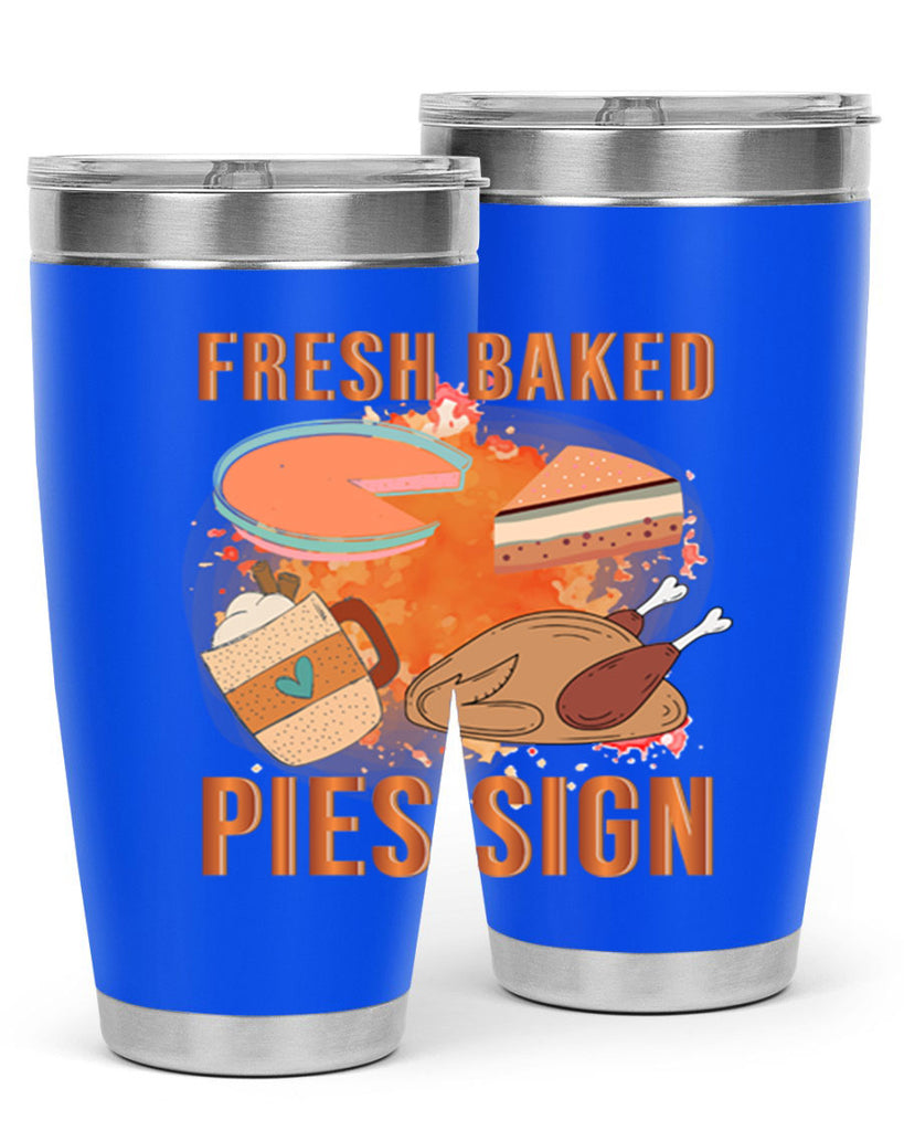 Fresh Baked Pies Sign 187#- fall- Tumbler