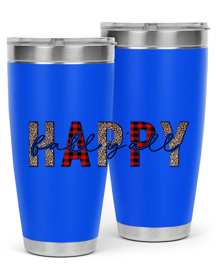 Happy Fall Y all 228#- fall- Tumbler