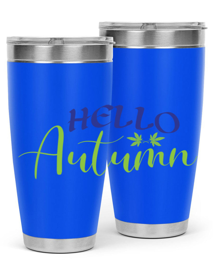Hello Autumn 271#- fall- Tumbler