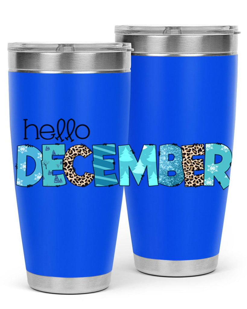 Hello December 187#- winter- Tumbler