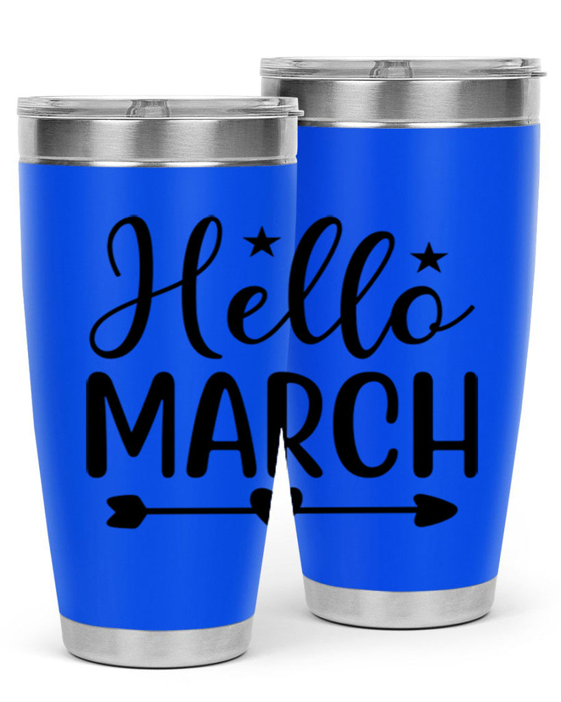 Hello March 184#- spring- Tumbler