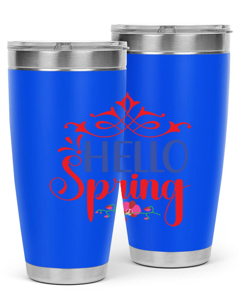 Hello Spring 211#- spring- Tumbler