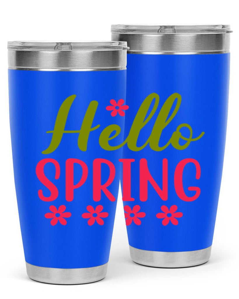 Hello Spring 213#- spring- Tumbler