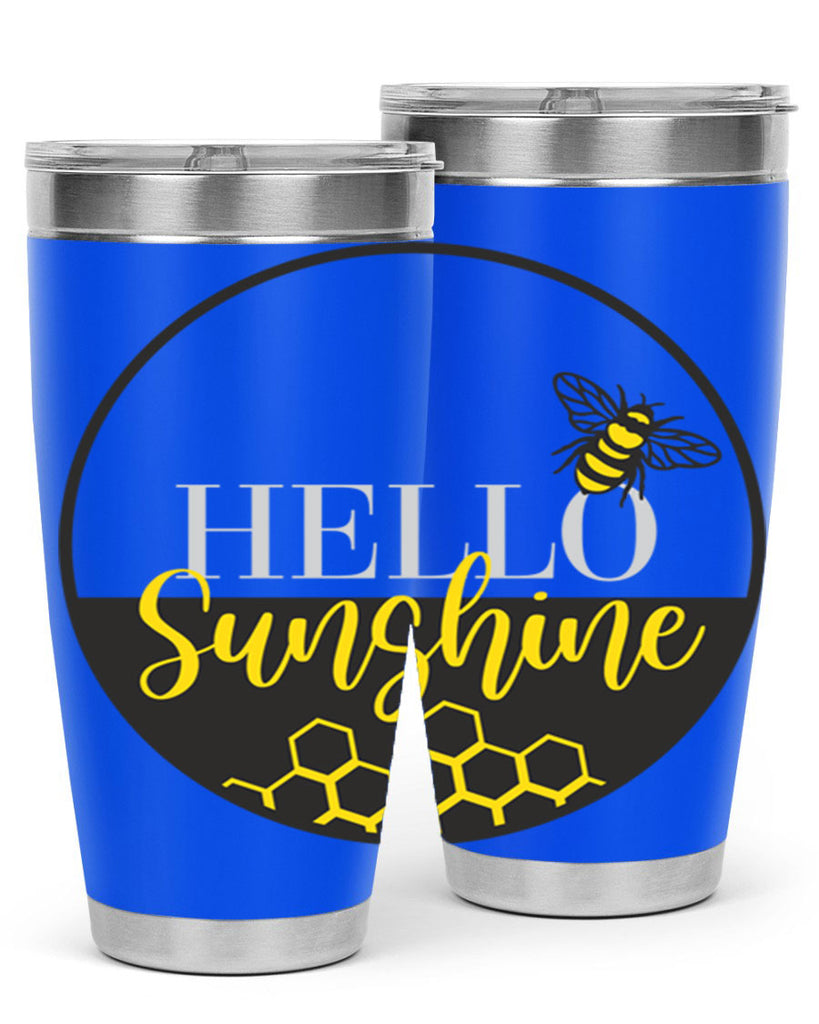 Hello Sunshine and bee216#- spring- Tumbler