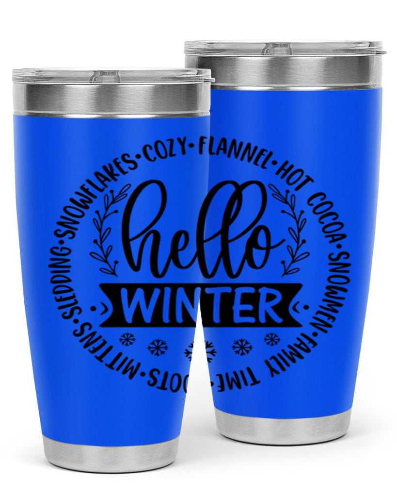 Hello Winter 163#- winter- Tumbler