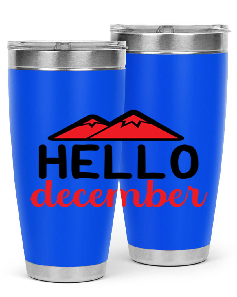 Hello december 160#- winter- Tumbler