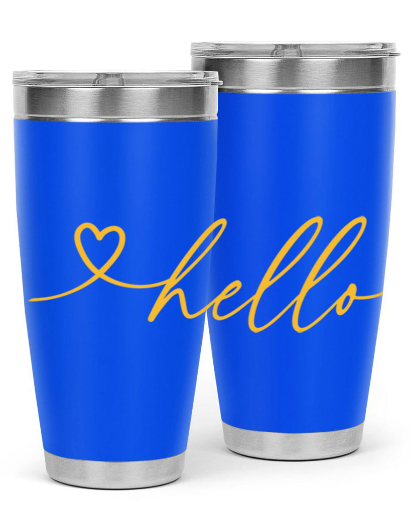 Hello heart183#- spring- Tumbler