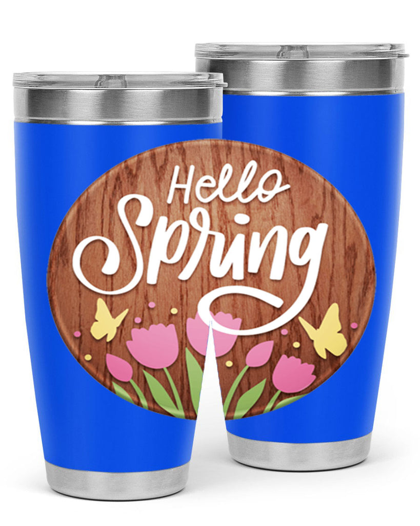 Hello spring Mockup202#- spring- Tumbler
