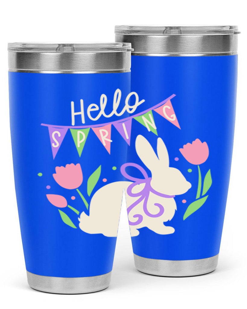 Hello spring bunny193#- spring- Tumbler