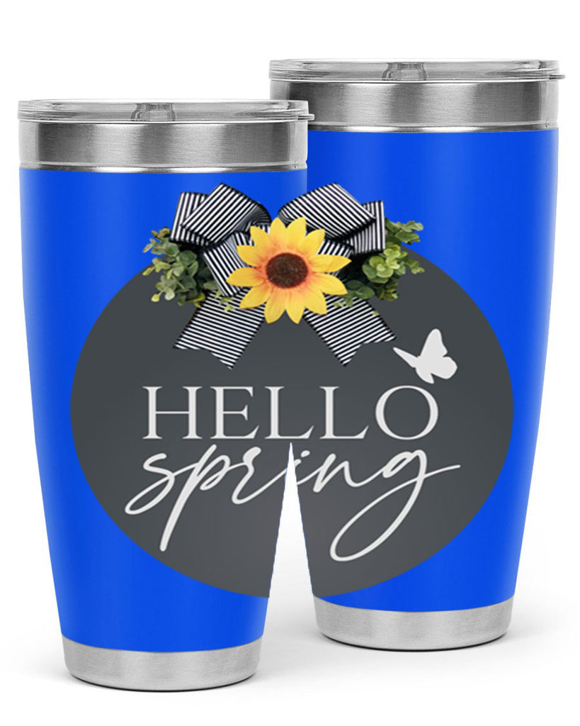 Hello spring butterfly Mockup194#- spring- Tumbler