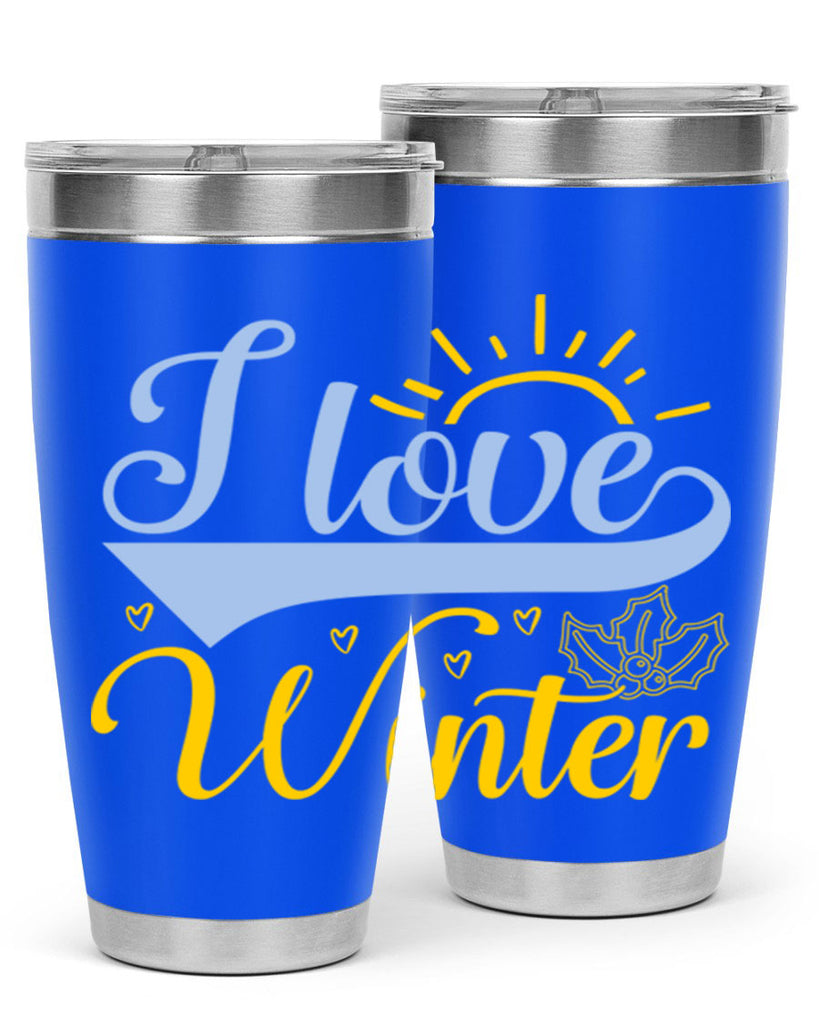 I love winter228#- winter- Tumbler