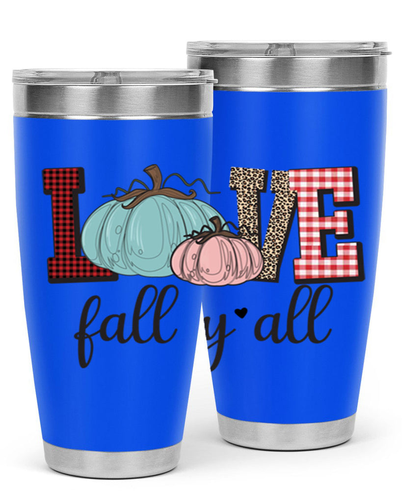 Love Fall Yall 409#- fall- Tumbler