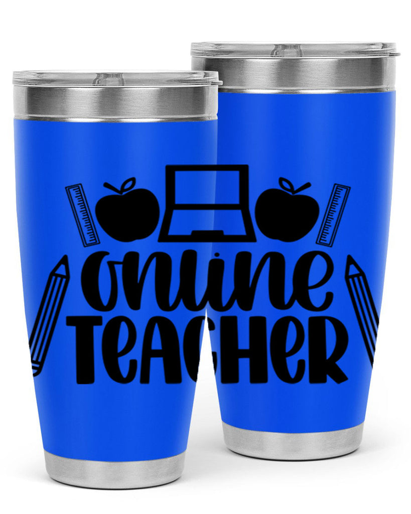 Online Teacher Style 61#- teacher- tumbler