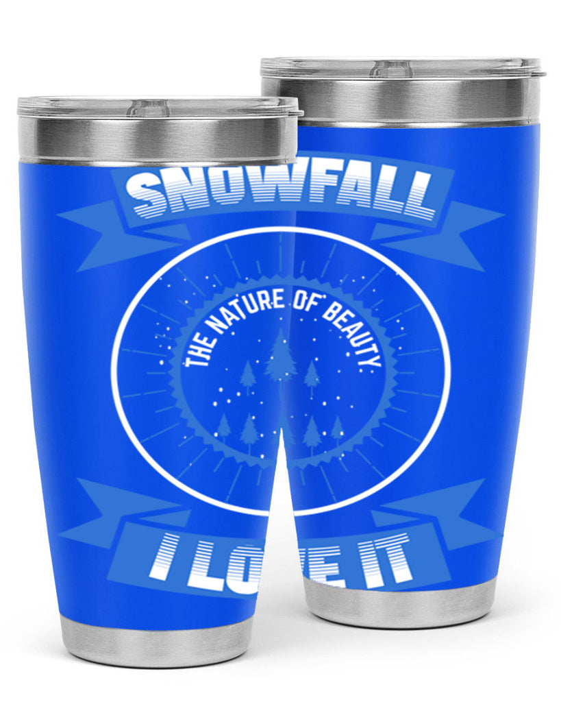 Snowfall Winter 373#- winter- Tumbler
