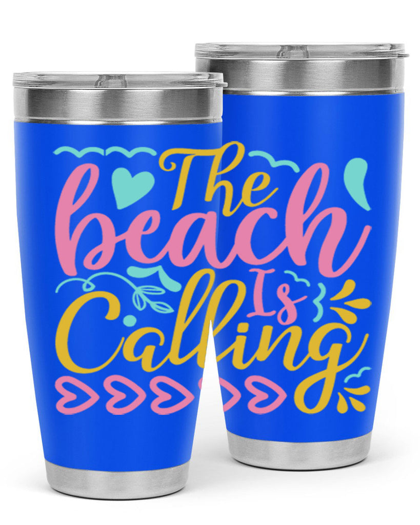 The beach is calling Style 1#- summer- Tumbler