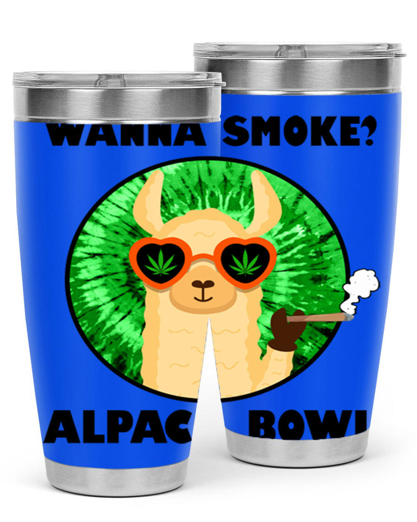 Wanna Smoke Alpaca Bowl 276#- marijuana- Tumbler