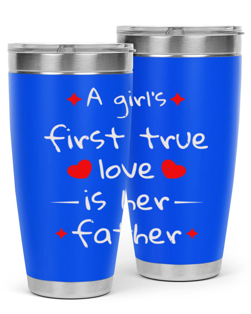 a girl’s first true 116#- fathers day- Tumbler