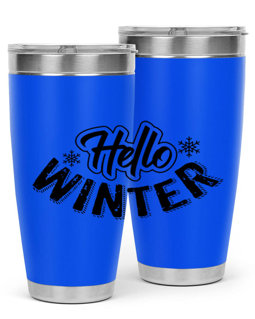 hello winter 169#- winter- Tumbler