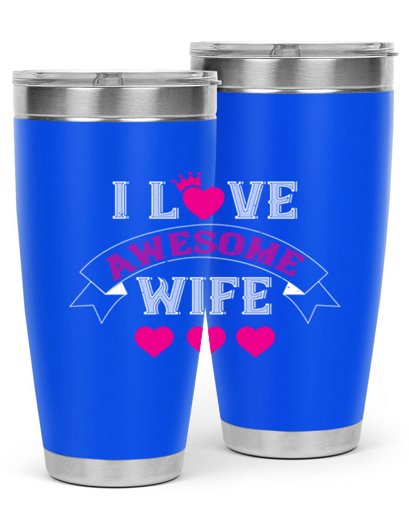i love awesome wife 57#- valentines day- Tumbler